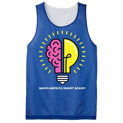 Make America Smart Again Science Brain Mesh Reversible Basketball Jersey Tank