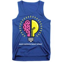 Make America Smart Again Science Brain Tank Top