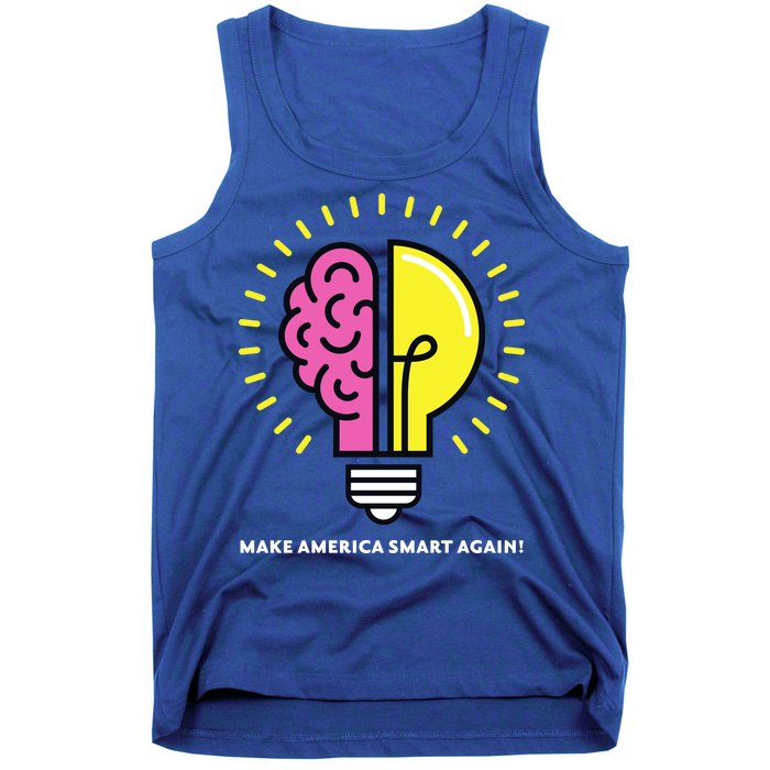 Make America Smart Again Science Brain Tank Top