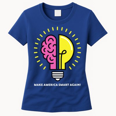 Make America Smart Again Science Brain Womens T-Shirt