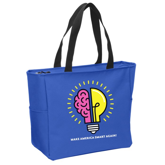 Make America Smart Again Science Brain Zip Tote Bag