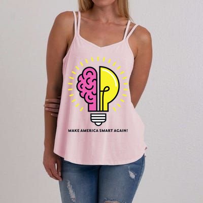 Make America Smart Again Science Brain Women's Strappy Tank