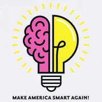 Make America Smart Again Science Brain Garment-Dyed Sweatshirt