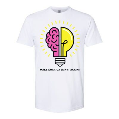 Make America Smart Again Science Brain Softstyle CVC T-Shirt