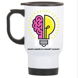 Make America Smart Again Science Brain Stainless Steel Travel Mug