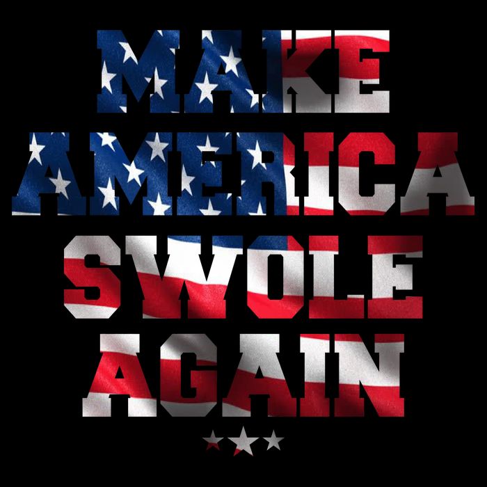 Make America Swole Again 4th of July USA Flag City Backpack