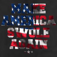 Make America Swole Again 4th of July USA Flag Hat
