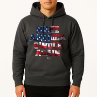 Make America Swole Again 4th of July USA Flag Hoodie