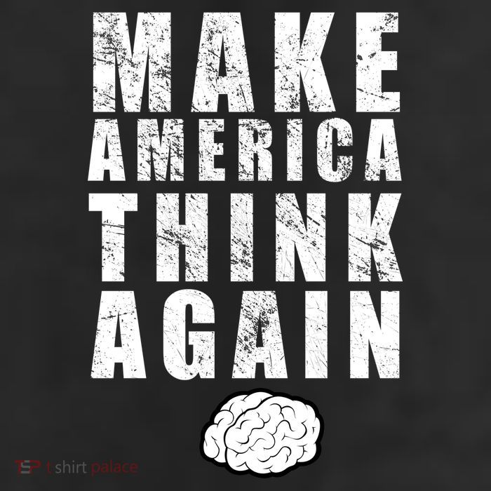 Make America Think Again 11oz C Handle Ceramic Mug