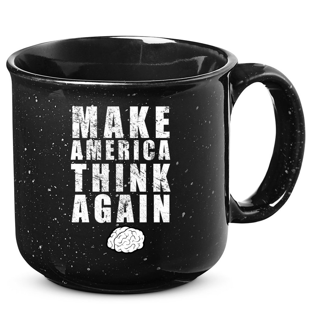 Make America Think Again 15oz Campfire Ceramic Mug