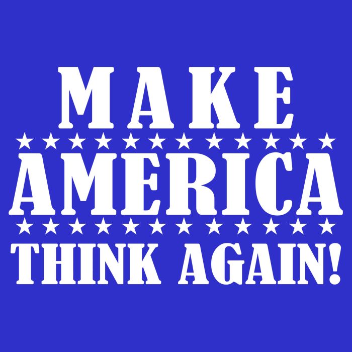 Make America Think Again! Anti Donald Trump Visor