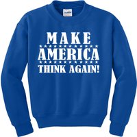 Make America Think Again! Anti Donald Trump Kids Sweatshirt