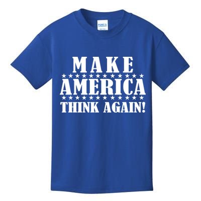 Make America Think Again! Anti Donald Trump Kids T-Shirt