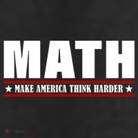 Make America Think Harder Funny Math 11oz C Handle Ceramic Mug