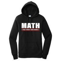 Make America Think Harder Funny Math Women's Pullover Hoodie