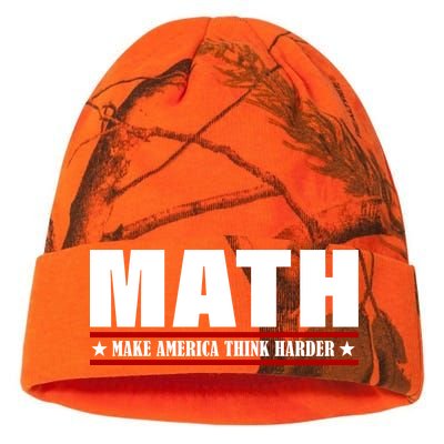 Make America Think Harder Funny Math Kati Licensed 12" Camo Beanie