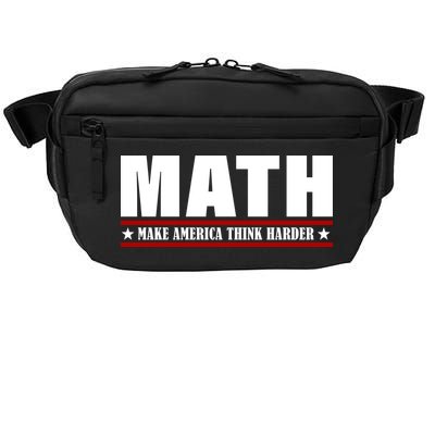 Make America Think Harder Funny Math Crossbody Pack