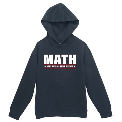 Make America Think Harder Funny Math Urban Pullover Hoodie