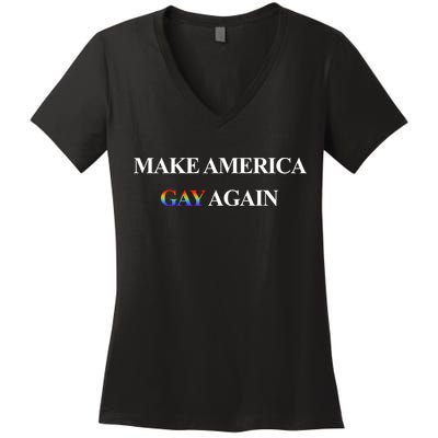 Make American Gay Again Women's V-Neck T-Shirt