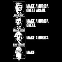 Make AMURICA Great Again Historic Presidents Impact Tech Backpack