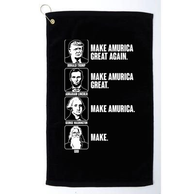 Make AMURICA Great Again Historic Presidents Golf Towel