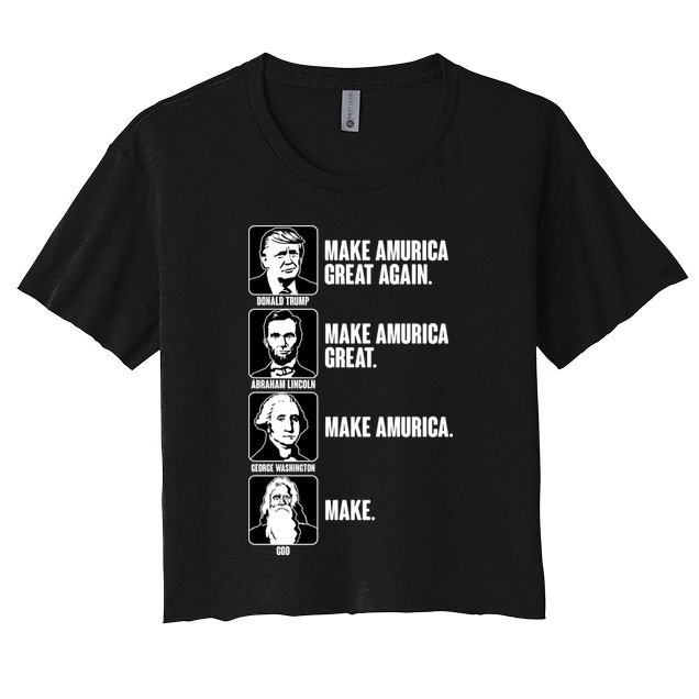Make AMURICA Great Again Historic Presidents Crop Top