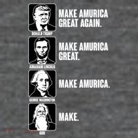 Make AMURICA Great Again Historic Presidents Tall T-Shirt