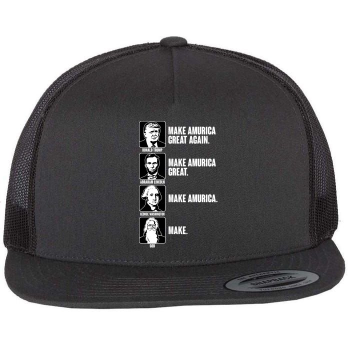 Make AMURICA Great Again Historic Presidents Flatbill Hat