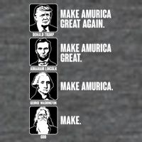 Make AMURICA Great Again Historic Presidents Flatbill Hat