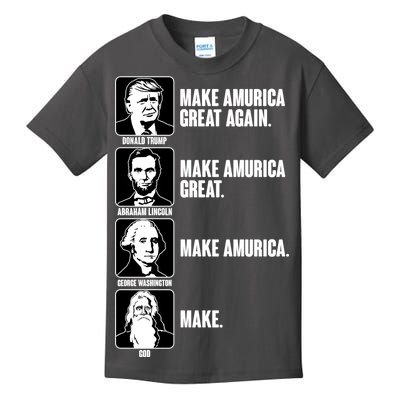 Make AMURICA Great Again Historic Presidents Kids T-Shirt