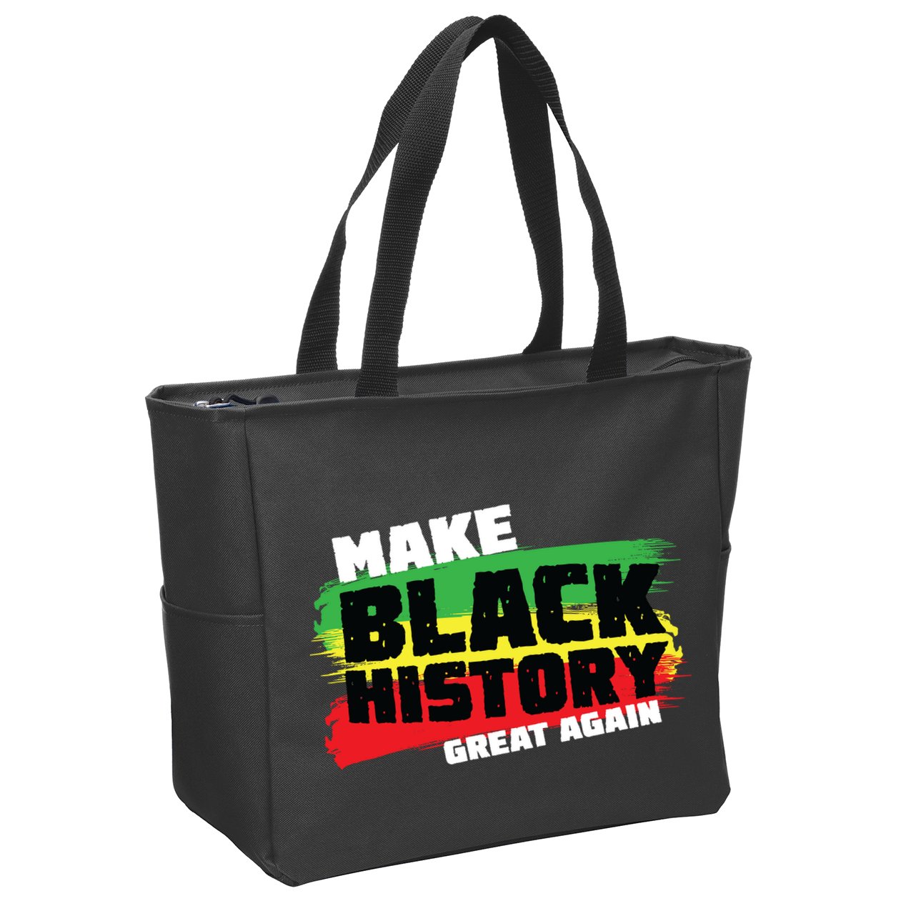 Make Black History Great Again Zip Tote Bag