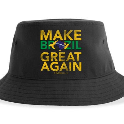 Make Brazil Great Again Jair Bolsonaro Sustainable Bucket Hat