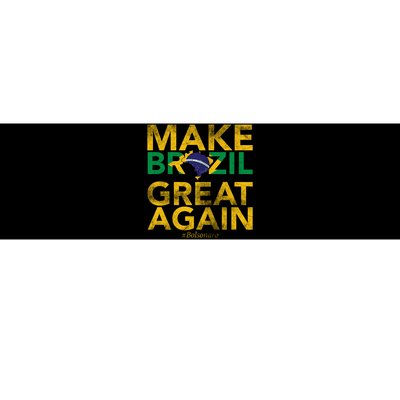 Make Brazil Great Again Jair Bolsonaro Bumper Sticker