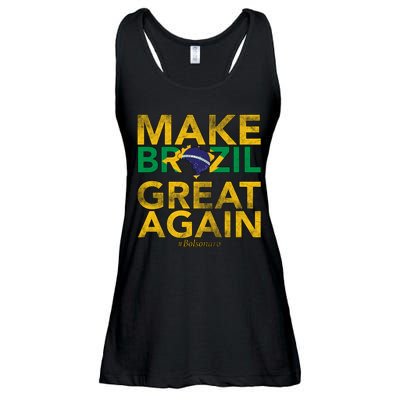 Make Brazil Great Again Jair Bolsonaro Ladies Essential Flowy Tank