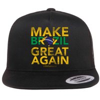 Make Brazil Great Again Jair Bolsonaro Flat Bill Trucker Hat