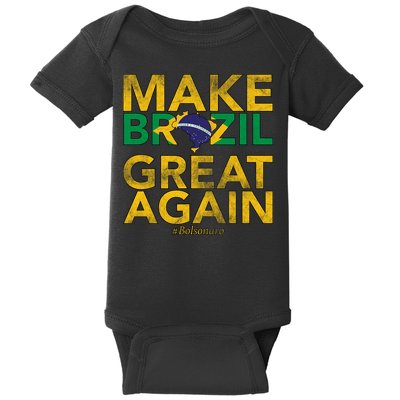 Make Brazil Great Again Jair Bolsonaro Baby Bodysuit