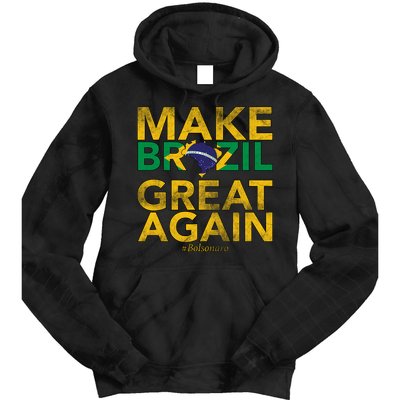 Make Brazil Great Again Jair Bolsonaro Tie Dye Hoodie