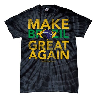 Make Brazil Great Again Jair Bolsonaro Tie-Dye T-Shirt