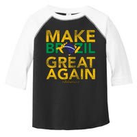 Make Brazil Great Again Jair Bolsonaro Toddler Fine Jersey T-Shirt