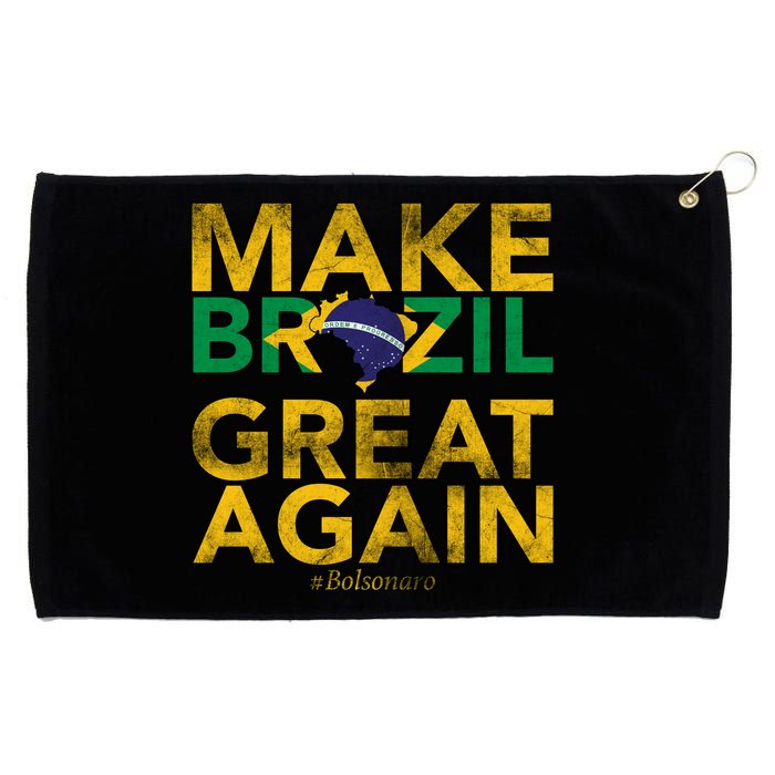 Make Brazil Great Again Jair Bolsonaro Grommeted Golf Towel