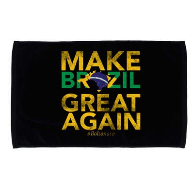 Make Brazil Great Again Jair Bolsonaro Microfiber Hand Towel