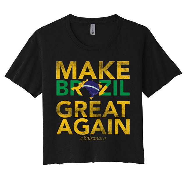 Make Brazil Great Again Jair Bolsonaro Crop Top