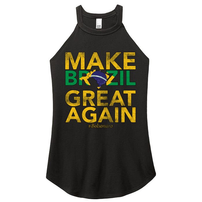 Make Brazil Great Again Jair Bolsonaro Women's Perfect Tri Rocker Tank