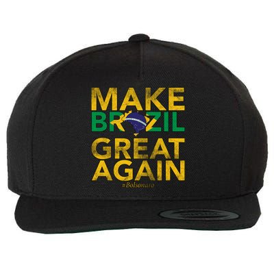 Make Brazil Great Again Jair Bolsonaro Wool Snapback Cap