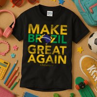 Make Brazil Great Again Jair Bolsonaro Kids T-Shirt