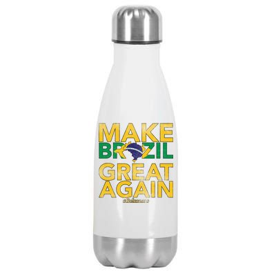 Make Brazil Great Again Jair Bolsonaro Stainless Steel Insulated Water Bottle