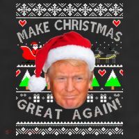Make Christmas Great Again! Donald Trump Ugly Christmas Sweater Cool Comfort Performance Bucket Hat