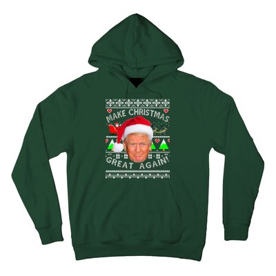 Make Christmas Great Again! Donald Trump Ugly Christmas Sweater Hoodie