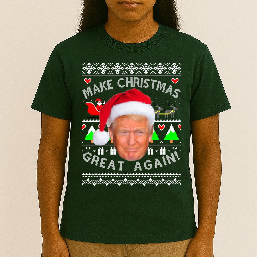 Make Christmas Great Again! Donald Trump Ugly Christmas Sweater T-Shirt