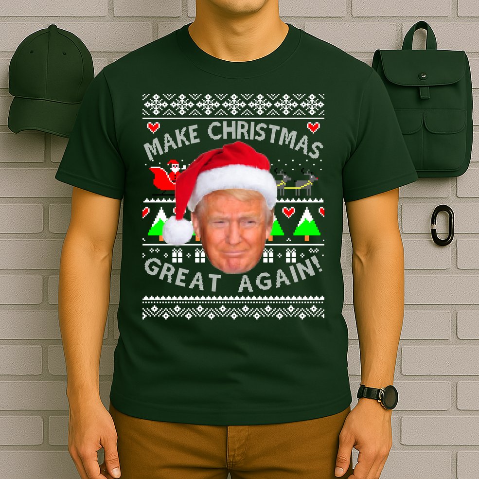 Make Christmas Great Again! Donald Trump Ugly Christmas Sweater T-Shirt